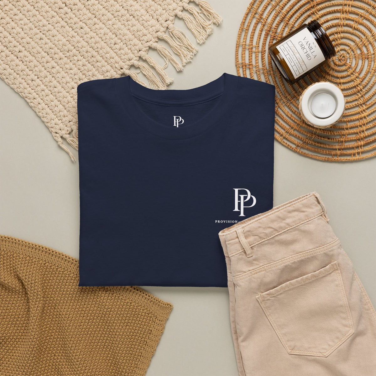 PP Monogram Tee — Back Logo Edition