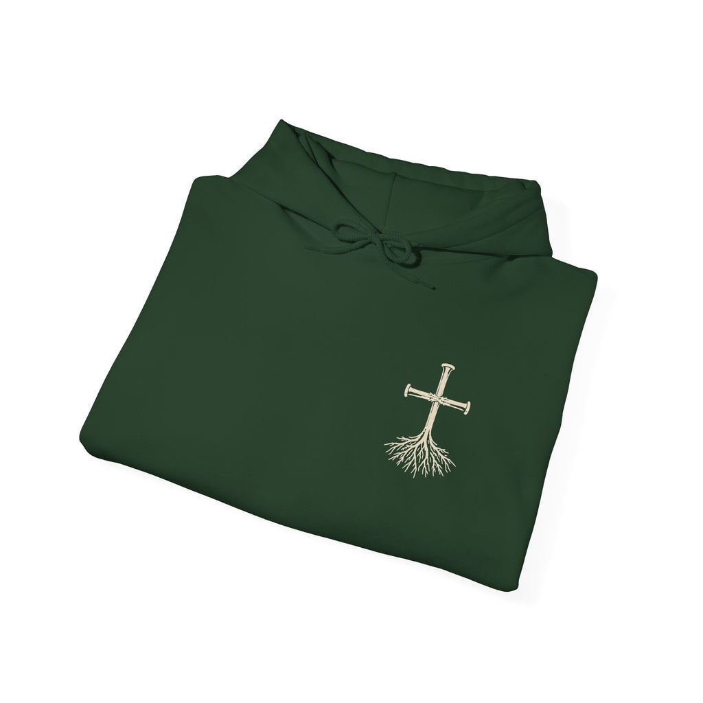 Rooted in Faith Hoodie — Cream Edition