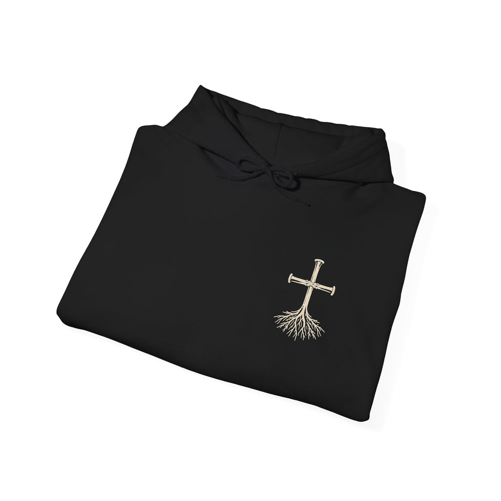 Rooted in Faith Hoodie — Cream Edition