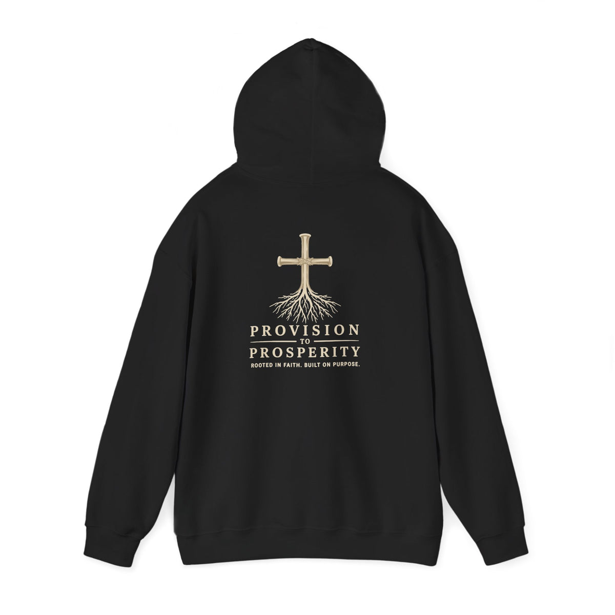 Rooted in Faith Hoodie — Cream Edition