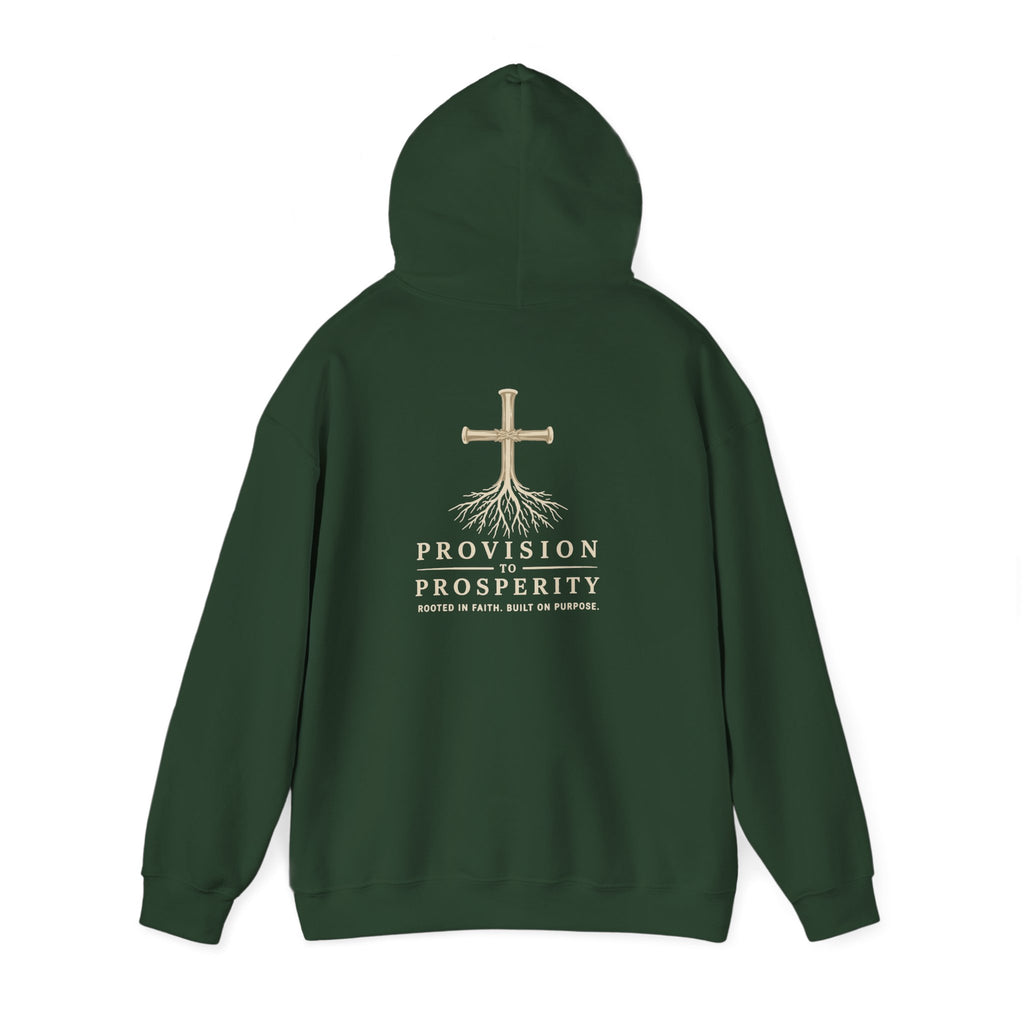 Rooted in Faith Hoodie — Cream Edition