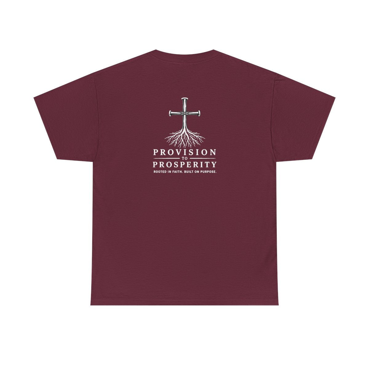 PP Tee Back Logo - Maroon back