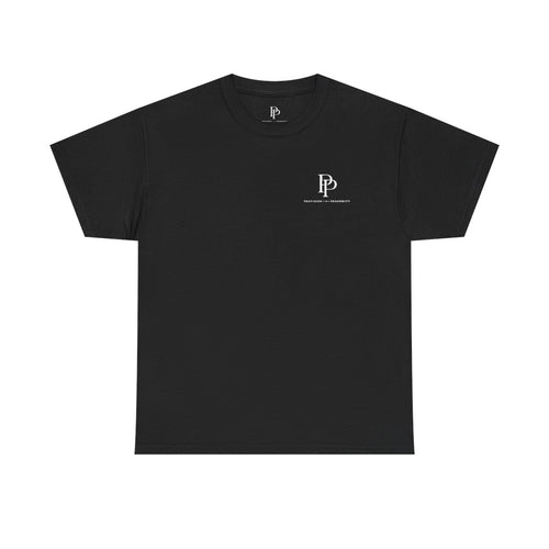 PP Tee Back Logo - Black front